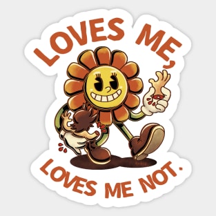 Loves Me... Sticker